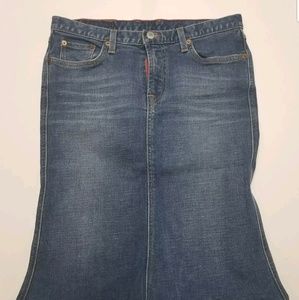 Lucky Brand Denim Dungarees Skirt